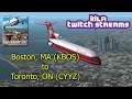 Flight Simulator 2002 || Boston (KBOS) - Toronto (CYYZ) || Air Canada 727 || Captain Speaking 2002