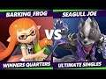 Smash Ultimate Tournament - Barking_Frog (Inkling) Vs Seagull Joe (Wolf) S@X 316 Winners Quarters