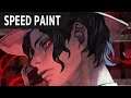 speed paint - Kibutsuji Muzan Demon Slayer 鬼滅の刃