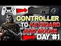Becoming A PC Sweat! Controller To Keyboard and Mouse Day #1