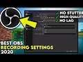 Best OBS Recording Settings 2021/2020! 🔴 1080P 60FPS NO LAG (OBS Newest Update)