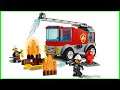 LEGO CITY LADDER FIRE TRUCK !!