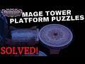 Mage Tower Puzzle Pathfinder Wrath of the Righteous Mage Tower Platform Puzzle & Elevator Bug Solved