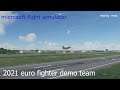 Microsoft Flight simulator 2020:  The 2021 Eurofighter demo team