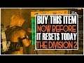 ONE ITEM YOU NEED TO BUY NOW IN THE DIVISION 2 | MUST BUY OF THE DAY