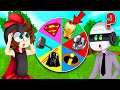 RULETA DE SUPERHÉROES 🦸♂️😱 PRUEBA TU SUERTE 🍀 EN MINIWORLD