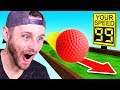 FASTEST GOLF SHOT in THE WORLD! (Golf with Friends)