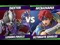 S@X 427 Losers Finals - Dexter (Wolf) Vs. McBanana (Roy) SSBU Smash Ultimate Tournament