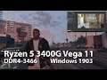 AMD Ryzen 5 3400G Review - GTA V - Gameplay Benchmark Test