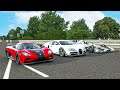 Bugatti Veyron Super Sport F&F vs Koenigsegg Agera R (Replica) vs Chevrolet Indy Car | FM7 Drag Race