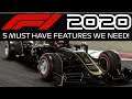 FEATURES THE F1 GAMES NEED IN THE FUTURE! F1 2020 Wishlist
