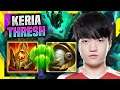 LEARN HOW TO PLAY THRESH SUPPORT LIKE A PRO! - T1 Keria Plays Thresh Support vs Blitzcrank!