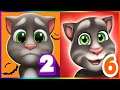 My Talking Tom 2 vs My Talking Tom 6 - Two Screen - Android Gameplay Walkthrough Part 43