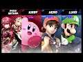 Super Smash Bros Ultimate Amiibo Fights  – Pyra & Mythra #131 Pyra Kirby & Eight & Luigi
