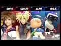 Super Smash Bros Ultimate Amiibo Fights – Sora & Co #283 Sora & Cloud vs Alph & Robot