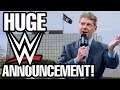 WWE To Make ANOTHER Huge Announcement Soon - What Could It Be???