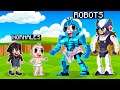 ¡BEBE NOOB SE CONVERTIO EN ROBOT! 😱 🤖 BEBE NOOB Y NOOBSI SON ROBOTS EN MINECRAFT