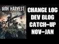 Iron Harvest Update Change Log / Dev Blog Catch Up, Nov '20 - Jan '21