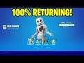 MARSHMELLO SKIN RETURN RELEASE DATE in Fortnite Item Shop! (Marshmello Bundle Returning)