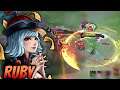 RUBY MAKES CHOU LOOK NOT GOOD | BUILD RUBY TERSAKIT | TOP 1 GLOBAL RUBY