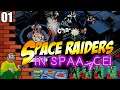Space Raiders in Space - Comics Styled Wave Defense Roguelike - Let's Play Gameplay
