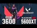 Valorant on Ryzen 5 3600 + RX 5600 XT 1080p, 1440p benchmarks!