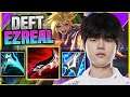 DEFT IS SO GOOD WITH EZREAL! - HLE Deft Plays Ezreal ADC vs Tristana! | Season 11