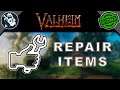 How to Repair Tools Tutorial Repair Axe, Armor and other Valheim Items Beginners Guide