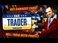 I am not entirely sure this game is legal? Buying Wrecked Cars for PROFITS | Car Trader Simulator