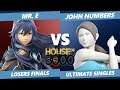 Smash Ultimate Tournament - Mr. E (Lucina) Vs. John Numbers (Wii Fit) SSBU Xeno 191 Losers Finals