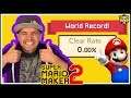 Super Mario Maker 2: Barb's Hottest Level And A 0.00% Clear Rate Level!? WOW!