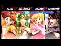Super Smash Bros Ultimate Amiibo Fights – Request #20575 Daisy & Palutena vs Peach & Bayonetta