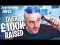 This haircut raised £111,000 for the NHS Charity!