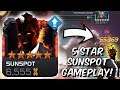 5 Star Sunspot Rank Up & Gameplay - God Tier Act 5 Beast - Marvel Contest of Champions