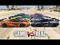 GTA 5 ONLINE - GTA 5 CARS VS REAL LIFE CARS PART #13 (WHICH IS FASTEST?)