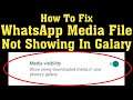 How to Fix WhatsApp Media File not Showing in Gallery