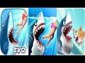 HUNGRY SHARK EVOLUTION vs WORLD vs HEREOS