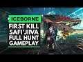 Monster Hunter World Iceborne | FIRST SAFI'JIIVA KILL FULL HUNT GAMEPLAY