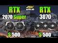 RTX 2070 Super vs RTX 3070 - Test in 11 Games - 4K