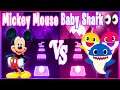 Baby Shark Song VS Mickey Mouse Song - Tiles Hop Edm RUSH!