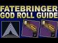 FATEBRINGER Hand Cannon God Roll Guide(Vault Of Glass)- Destiny 2