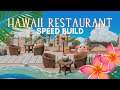 Hawaii Restaurant Speed Build | Animal Crossing New Horizons