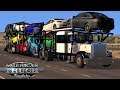 American Truck Simulator Peterbilt CX-11 10 Car Carrier Hauler Transporting Cars
