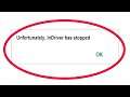 Fix Unfortunately InDriver Has Stopped Error in Android & Ios Mobile Phone