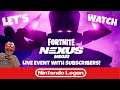 Fortnite Nexus War Live Event with Subscribers! (Nintendo Switch)