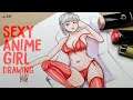 How to draw Sexy Anime Girl | Manga Style | sketching | anime character | ep-341