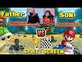 Mario Kart 8 Deluxe Split Screen Father/Son Battle - Who's the Better Player?