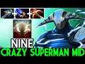 NINE [Sven] Crazy Superman Mid Scepter Flying Build 7.26 Dota 2