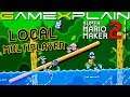 Super Mario Maker 2 - Local Multiplayer Gameplay (Wild Seesaw & a Koopa Clown Car Coin Battle!)