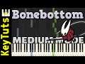 Bonebottom [Hollow Knight: Silksong] - Medium Mode [Piano Tutorial] (Synthesia)